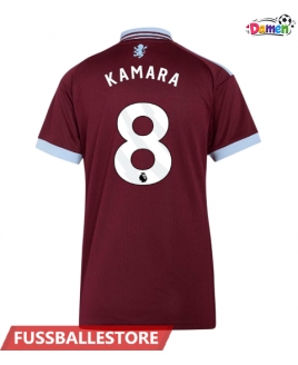 Günstige Aston Villa Boubacar Kamara #8 Heimtrikot Damen 2026-27 Kurzarm